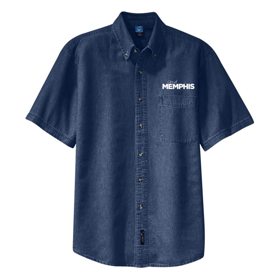 City of Memphis | Port & Co™ Short Sleeve Value Denim Shirt (SP11)