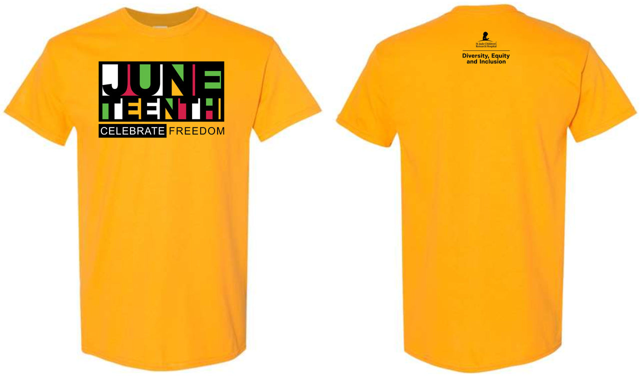 St. Jude Juneteenth Celebration | Gold T-Shirt