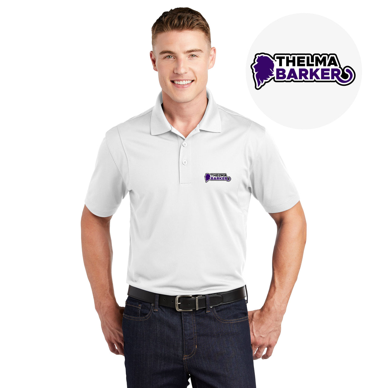 THELMA BARKER ELEMENTARY |   Mens Micropique Sport-Wick® Polo