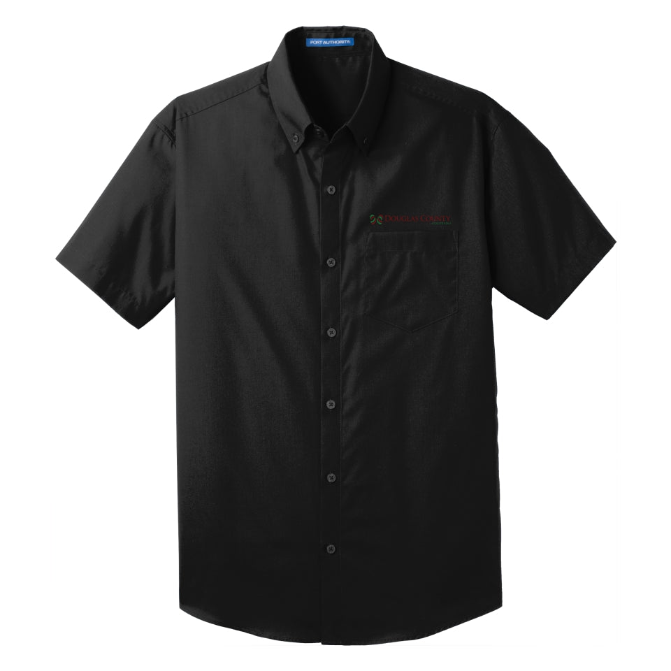 Douglas Co. Gov. | Port Authority Men's Short Sleeve Poplin Shirt (W101)