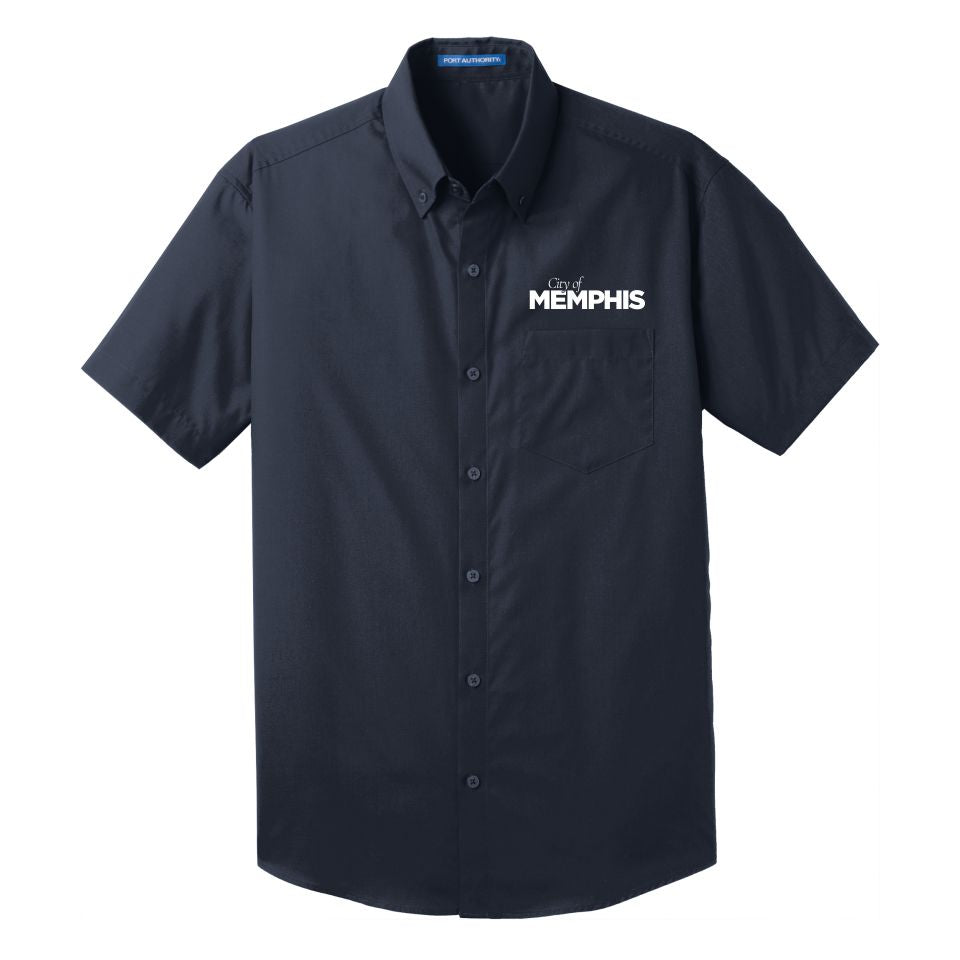 City of Memphis | Port Authority® Short Sleeve Carefree Poplin Shirt (W101)