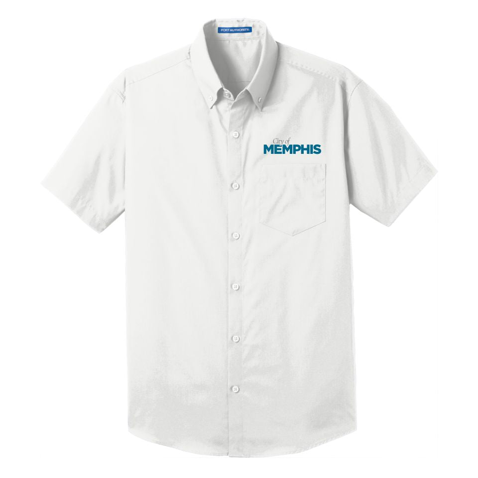 City of Memphis | Port Authority® Short Sleeve Carefree Poplin Shirt (W101)