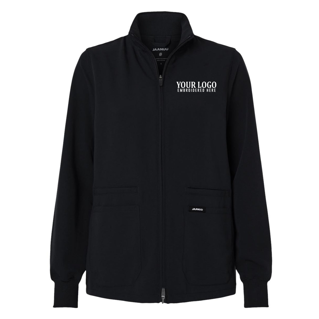 UVC | Jaanuu Women's Ceri Essential Full-Zip 6-Pocket Scrub Jacket (W60001)
