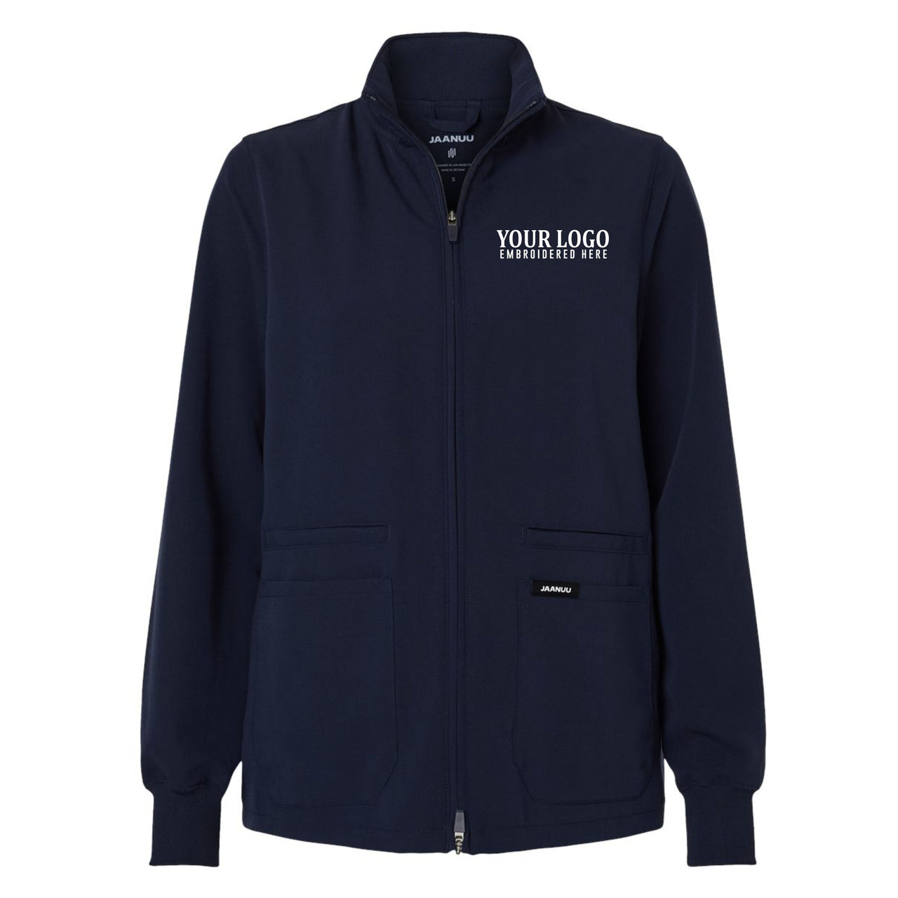 UVC | Jaanuu Women's Ceri Essential Full-Zip 6-Pocket Scrub Jacket (W60001)