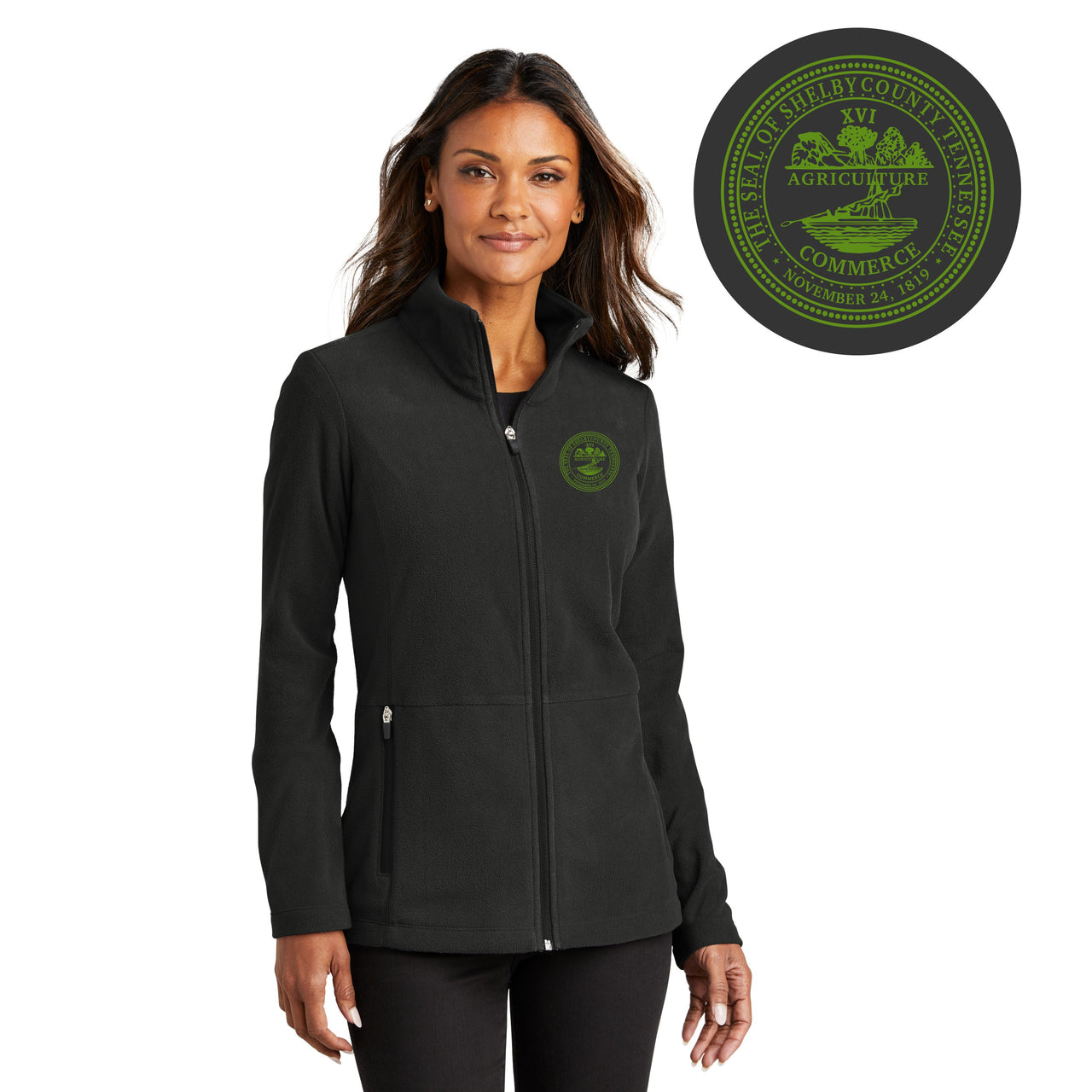 Shelby County Gov. | Ladies Microfleece Jacket