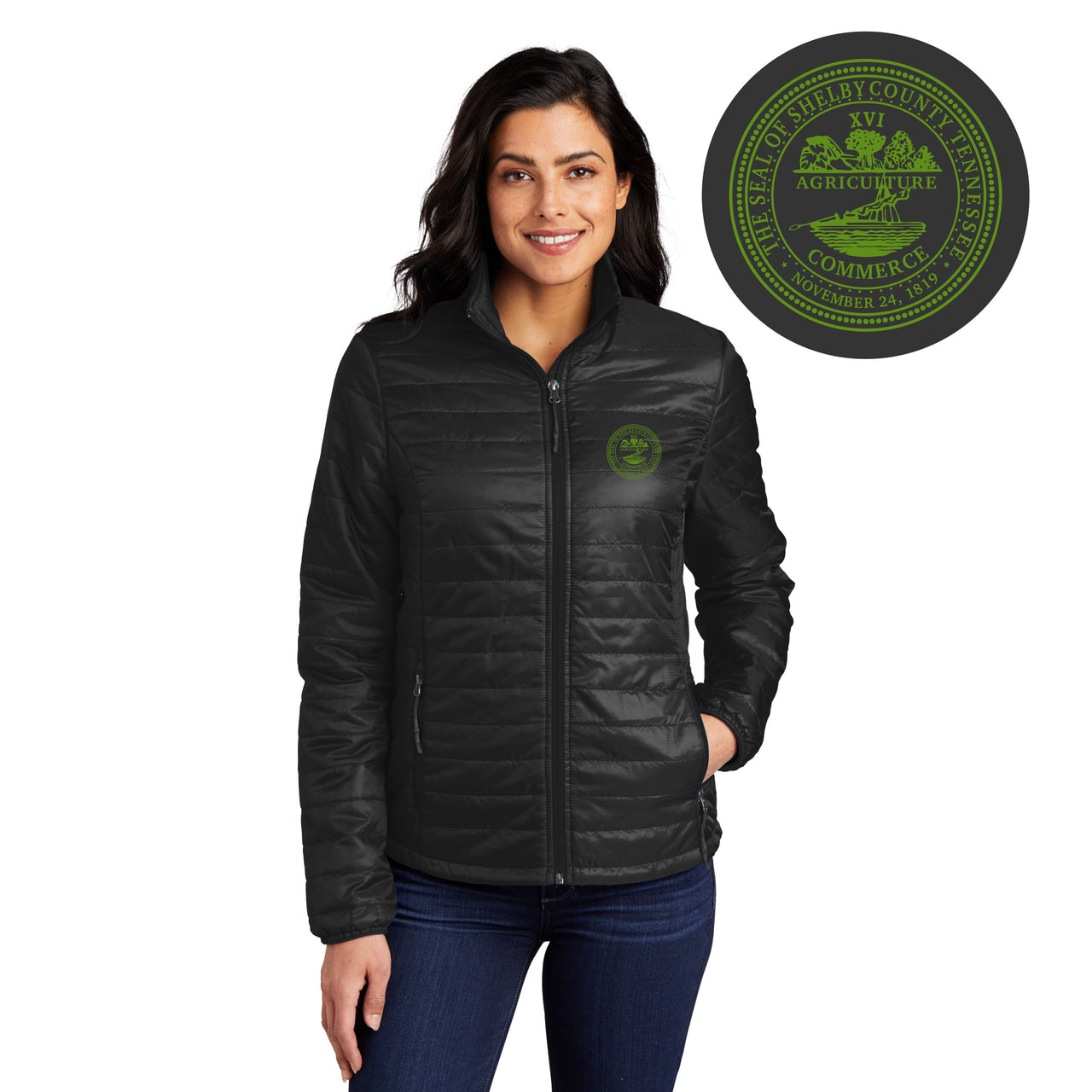 Shelby County Gov. | Ladies Puffy Jacket