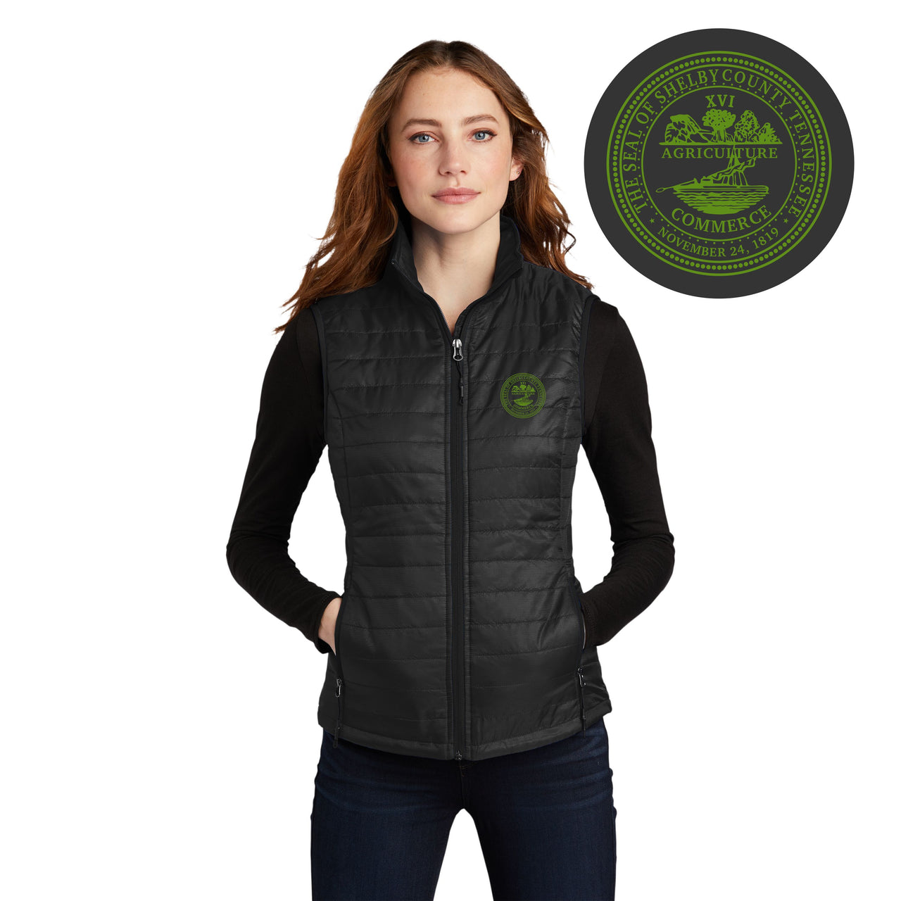 Shelby County Gov. | Ladies Puffy Vest