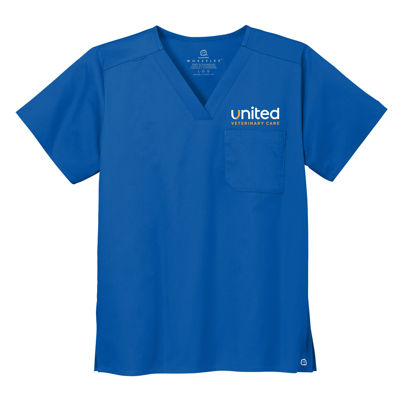 UVC | Wink® Unisex WorkFlex Chest Pocket V-Neck Top (WW3160)