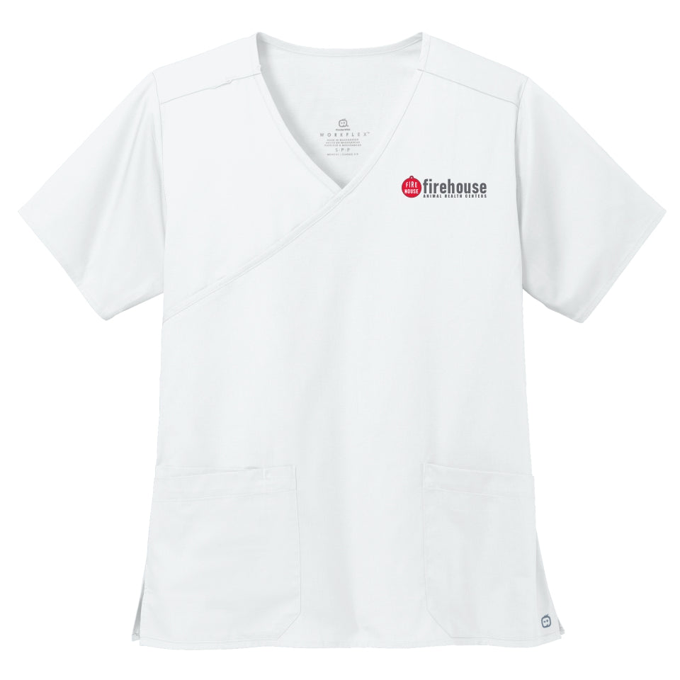 Firehouse |  Wink® Women’s WorkFlex™ Mock Wrap Top (WW4760)