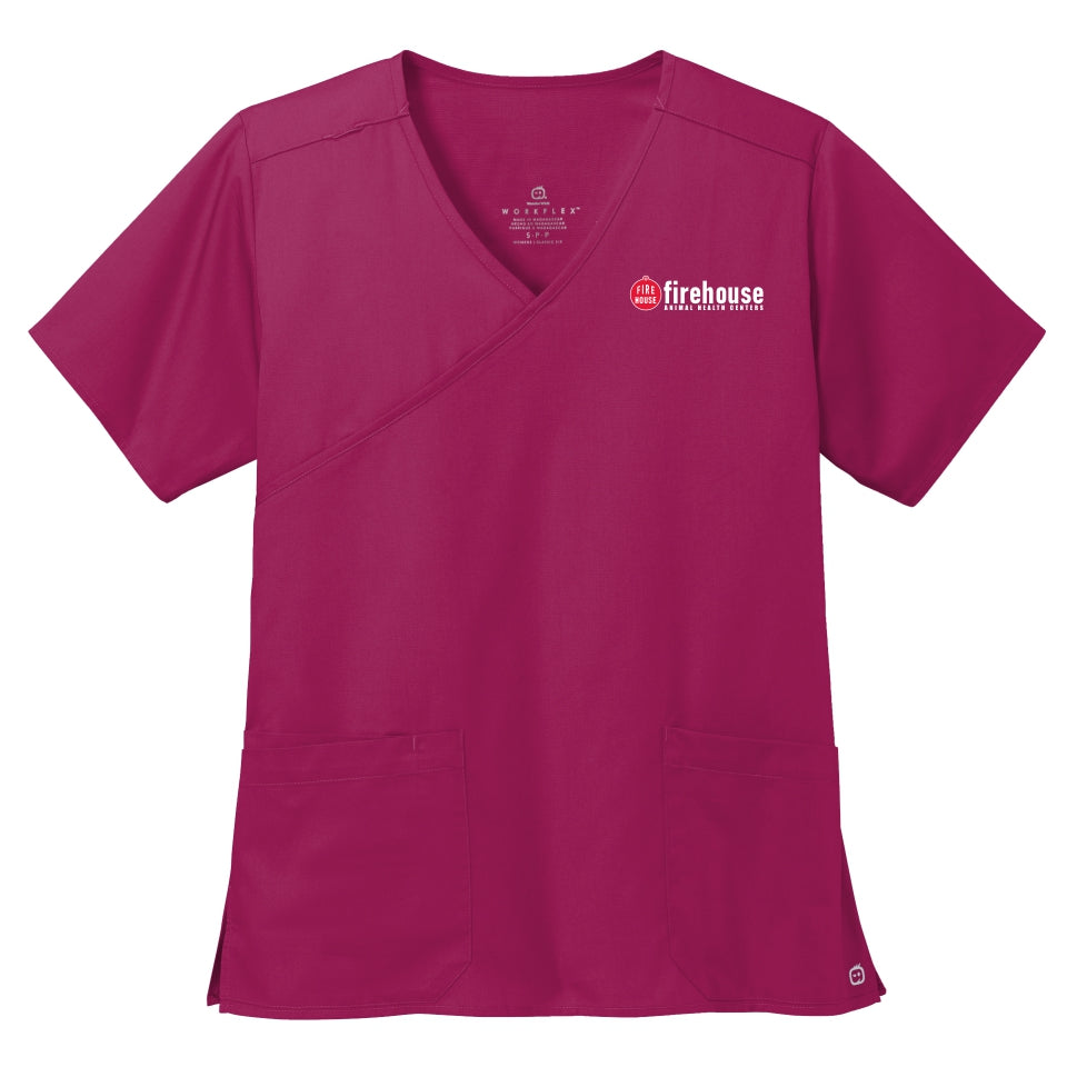 Firehouse |  Wink® Women’s WorkFlex™ Mock Wrap Top (WW4760)