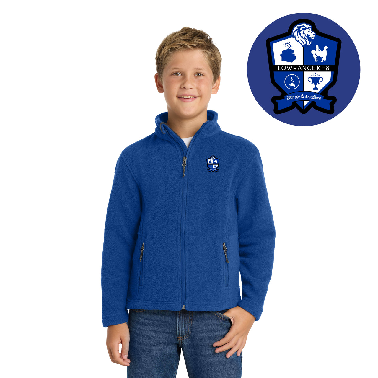 Lowrance K-8 | Port Authority® Youth Value Fleece Jacket (Y217)