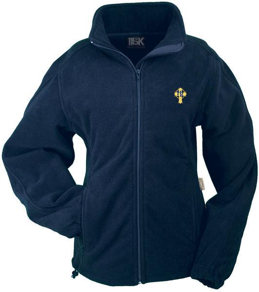 Holy Rosary | Navy Fleece Jacket