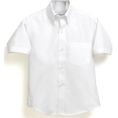 PCA Boy's | Men White Oxford Shirt | K-12th Grade