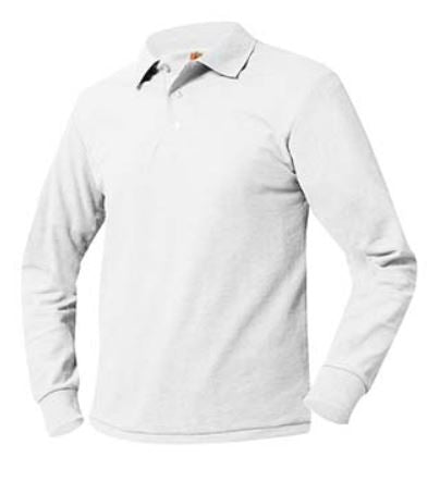 PCA | White Polos | 6th-12th Grade