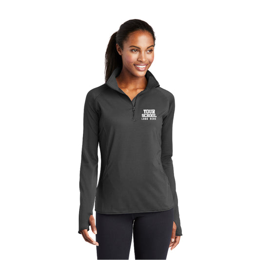 Ladies Stretch 1/2-Zip Pullover