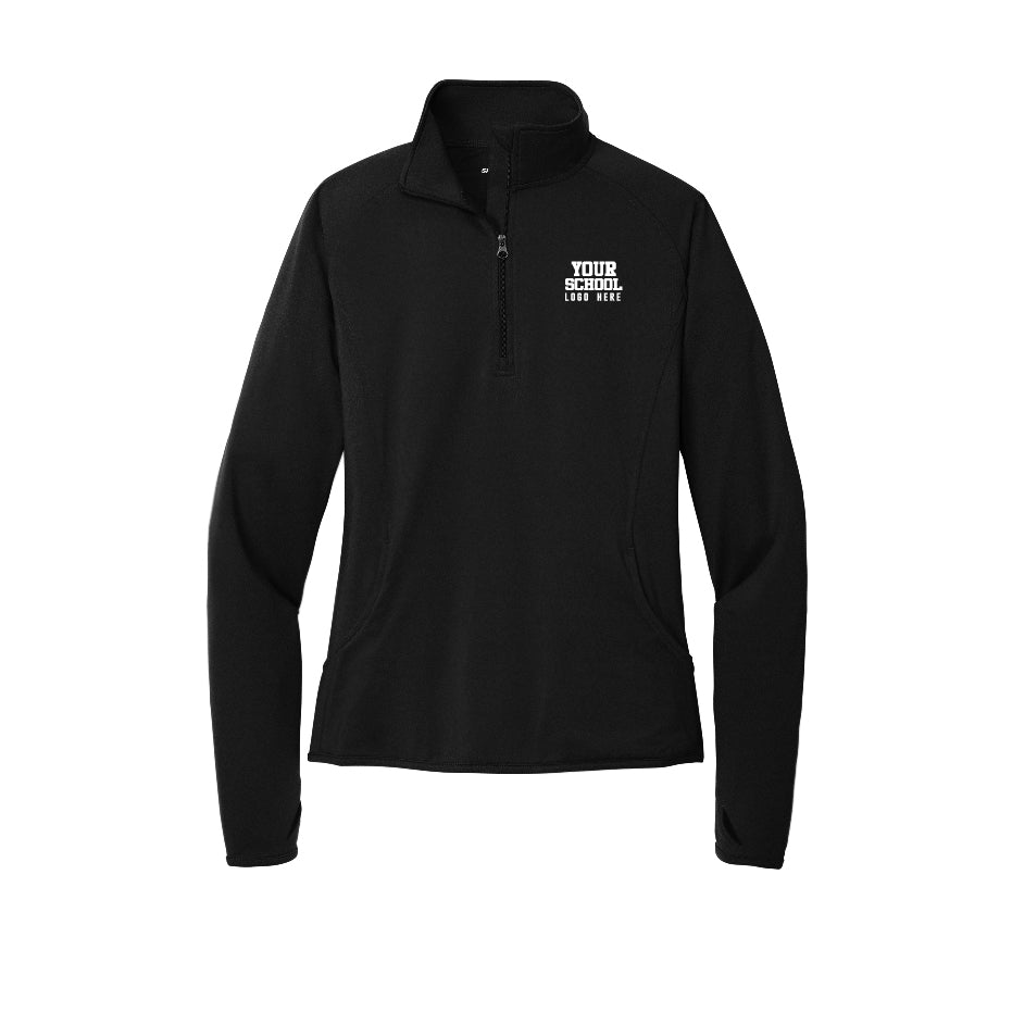 Ladies Stretch 1/2-Zip Pullover