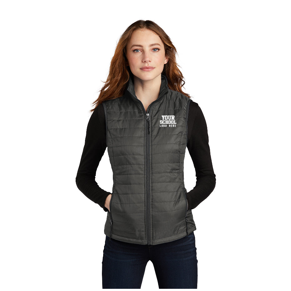 Ladies Packable Puffy Vest