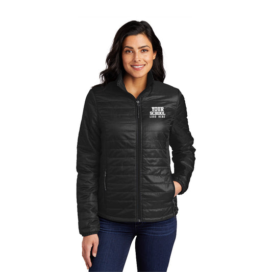 Ladies Packable Puffy Jacket