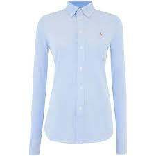 Holy Rosary | Girl's/Women Blue Oxford Shirt | 6th - 8th grade